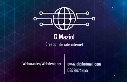 Webmaster/webdesigner G.Maziol, Concepteur de Sites Web à Vernaison