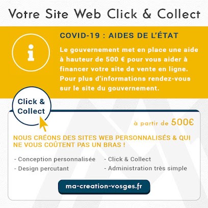 MA Création, Concepteur de Sites Web à Raon-l'Étape