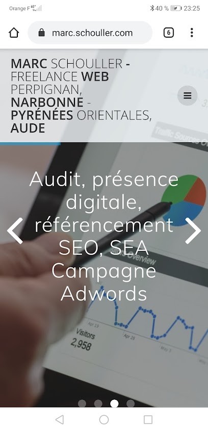 Marc Schouller Freelance Web, Concepteur de Sites Web à Leucate