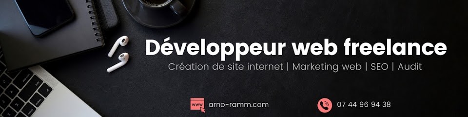 Arno RAMM - Création De Sites Internet, Concepteur de Sites Web à Woippy